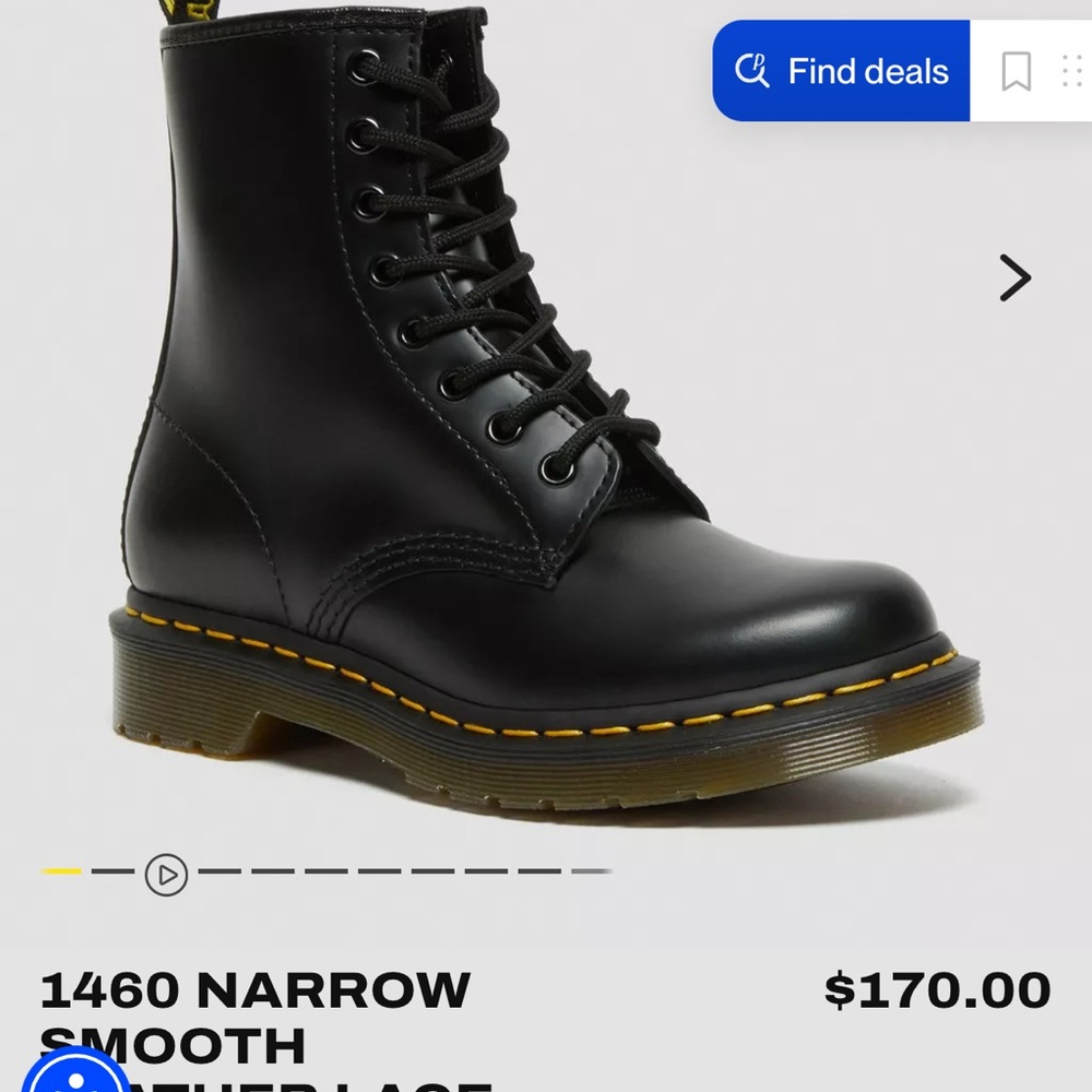 Dr. Martens Black Leather Boots